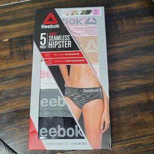 Reebok Ladies Seamless Hipster 5Ct Small